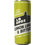 Organic Kombucha - Lemon, Lime & Bitters 250ml