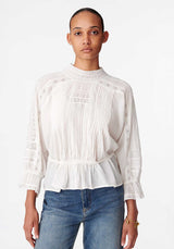 Blouse 2hva27-v09011 Blance