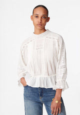 Blouse 2hva27-v09011 Blance