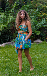 Bazley Bubble Mini Skirt - Yellow