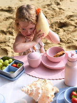Seashell Insulated Drinking Bottle 350ML - Pink|For Baby