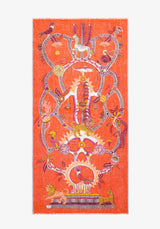 Scarf Et211di65 Orangeade