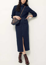 Denim Skirt Uptown Skirt Denim-Blue