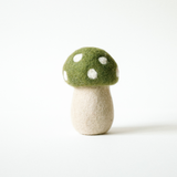 Felt Mushroom Green 11cm