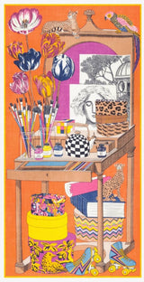 Scarf Et221at08 Orange