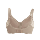 Shell-Supportive Non-Wired Silk & Organic Cotton Full Cup Bra with removable paddings - Juliemay Lingerie