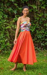 Assinie Sway Flared Midi Skirt