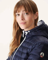 Coat Moscou Blanc-Marine