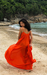 Labadi Breeze Flared Maxi Dress