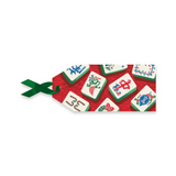 CHARITY CHRISTMAS GIFT TAG: Festive Mahjong