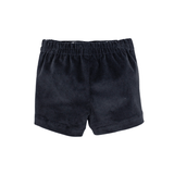 Elastic Micro Corduroy Grey Short Coco Buttons