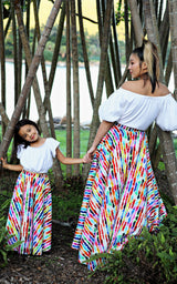 Assinie Sway Flared Maxi Skirt