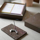 Incense Holder - Silver (Iori Leaf)