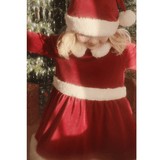 Christmas Hat Grs - Red Dahlia