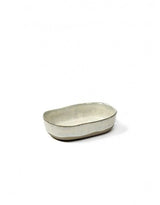 DEEP PLATE MERCI N8 S 9,8x6,5 H2,5 OFF WHITE