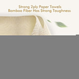Bamboo Pulp Kitchen Paper Roll (4 Rolls)