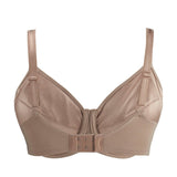 Warm Golden-Underwired Silk & Organic Cotton Full Cup Bra with removable paddings - Juliemay Lingerie