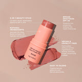 SPF 50 Natural Lip & Cheek Tint - Rose