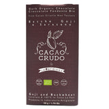 Organic Dark Goji & Buckwheat Chocolate Bar 50g