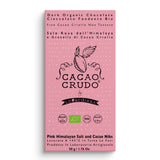 Organic Dark Pink Salt Chocolate Bar - 50g