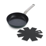 Evolution 松綠色陶瓷易潔煎鍋連保護墊 20cm