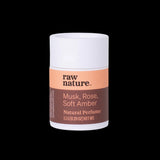 Natural Perfume - Musk + Rose + Soft Amber 11g