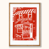 COULEUR AUBE PRINT: La Camionetta Linoprint