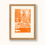 COULEUR AUBE PRINT: Kennedy Town Linoprint (available in 5 colours)