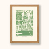 COULEUR AUBE PRINT: Kennedy Town Linoprint (available in 5 colours)