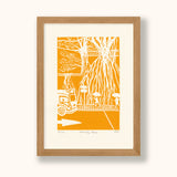 COULEUR AUBE PRINT: Kennedy Town Linoprint (available in 5 colours)