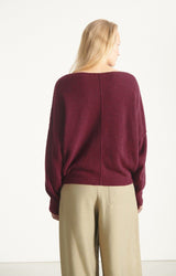 Pullover Dam225 Raisin-Chine