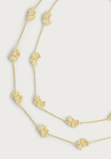 Necklace Butterfly Sta Ne Gold