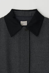 Jacket Button Pocket J Charcoal