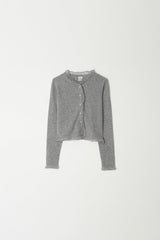 Cardigan Cashmere Fri Car Gray