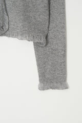 Cardigan Cashmere Fri Car Gray