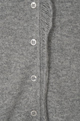 Cardigan Cashmere Fri Car Gray