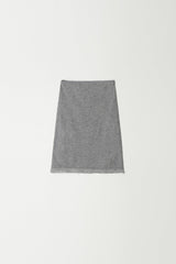 Skirt Cashmere Fri Ski Gray