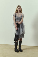 Skirt Cashmere Fri Ski Gray