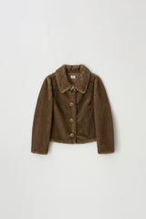 Jacket Eco Fur Jacket Brown