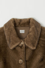 Jacket Eco Fur Jacket Brown