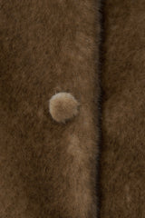 Jacket Eco Fur Jacket Brown
