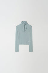Turtleneck Jersey String Turt T-s Sky-Blue