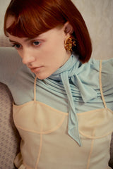 Turtleneck Jersey String Turt T-s Sky-Blue