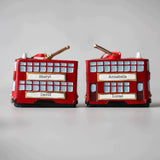 PERSONALISED HANGING DECORATION: Tram (2 colours)