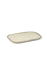 PLATE RECTANGULAR MERCI N1 XL 32x23 H1,4 OFF WHITE
