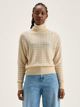 Turtleneck Jersey Run K1620u Cream