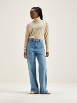 Turtleneck Jersey Run K1620u Cream