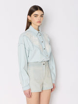 Denim Shorts 20psasha Light-Blue-Denim