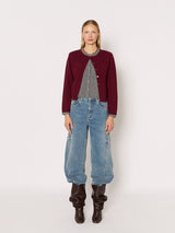 Cardigan 21mygigi Burgundy-Mix
