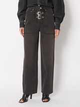 Jeans 21piwest Black-Denim